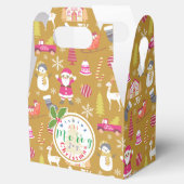 Joy Christmas Gold Geschenkschachtel (Geöffnet)