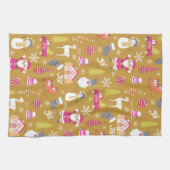 Joy Christmas Gold Geschirrtuch (Horizontal)