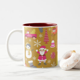 Joy Christmas Gold Zweifarbige Tasse
