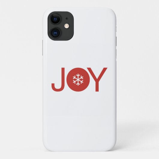 Joy Christmas iPhone 11 Fall Case-Mate iPhone Hülle (Rückseite)