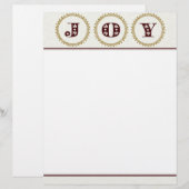 JOY Christmas Letter Paper / Weihnachtsgeschichten (Vorne/Hinten)