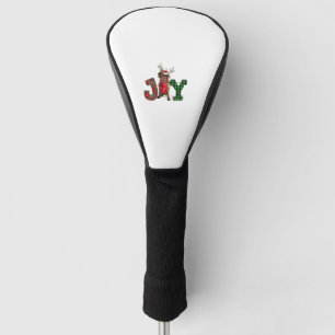 Joy Christmas Lights Chesapeake Bay Retriever Dog Golf Headcover