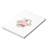 Joy Christmas Lover Notizblock (Rotiert)