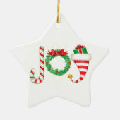 Joy Christmas Ornament (Vorne)