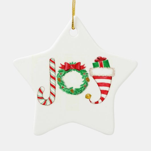 Joy Christmas Ornament (Vorne)