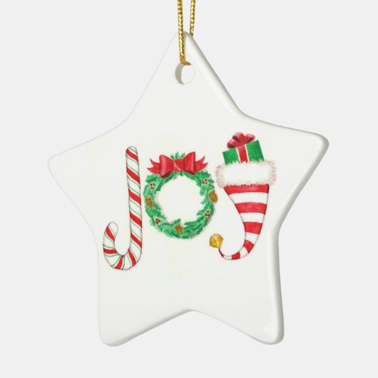 Joy Christmas Ornament (Links)