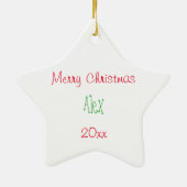 Joy Christmas Ornament (Hinten)