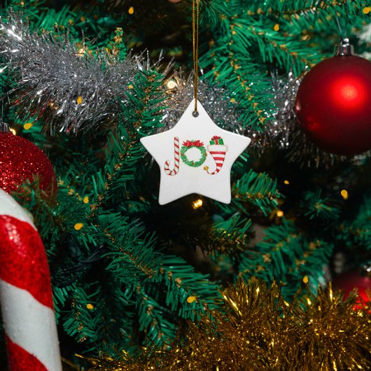 Joy Christmas Ornament