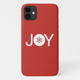 Joy Christmas Red iPhone 11 Fall Case-Mate iPhone Hülle