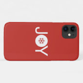 Joy Christmas Red iPhone 11 Fall Case-Mate iPhone Hülle (Rückseite (Horizontal))