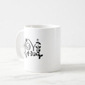 Joy Christmas Tasse (Vorderseite Links)