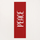 Joy Christmas Tree Peace Yogamatte (Rückseite)