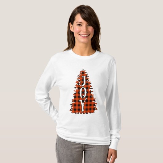 Joy Christmas Tree T-Shirt (Vorne ganz)