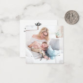 JOY Classic Frohe Weihnachts-HAUSHALTSKARTE Mitteilungskarte (Vorderseite/Rückseite Beispiel)