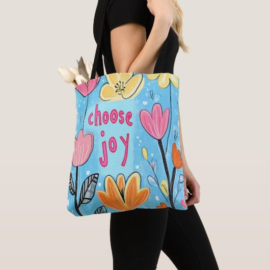 Joy Colorful Blume Art Tasche (Von Nahem)