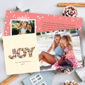 JOY Colorful Spring Blumen Weihnachten Modernes Fo