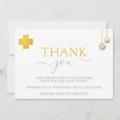 *~* JOY Corporate Business Medical Holiday Card (Rückseite)