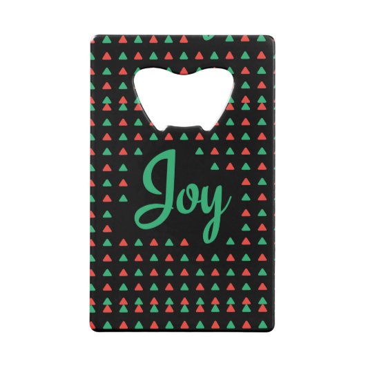 Joy Credit Card Bottle Opener Geldbeutel Flaschenöffner (Vorderseite)