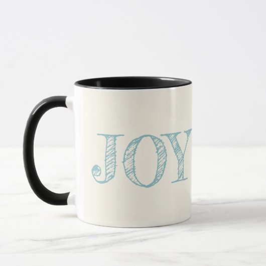 Joy Custom Color Tasse Weihnachtsgeschenk Tasse (Links)