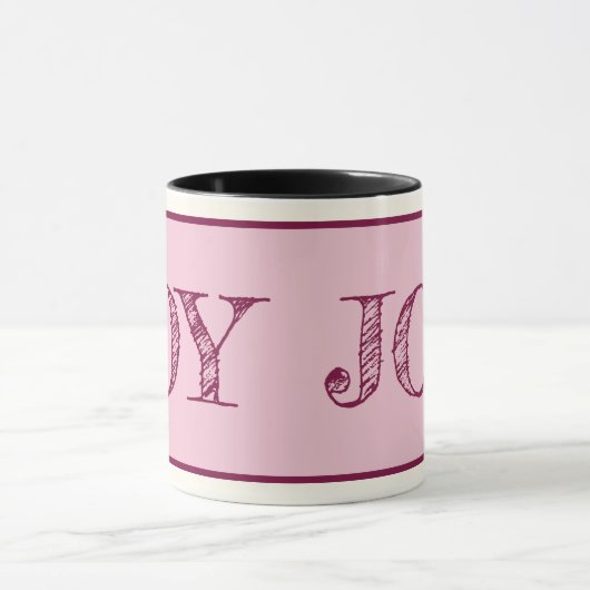 Joy Custom Color Tasse Weihnachtsgeschenk Tasse (Zentrum)