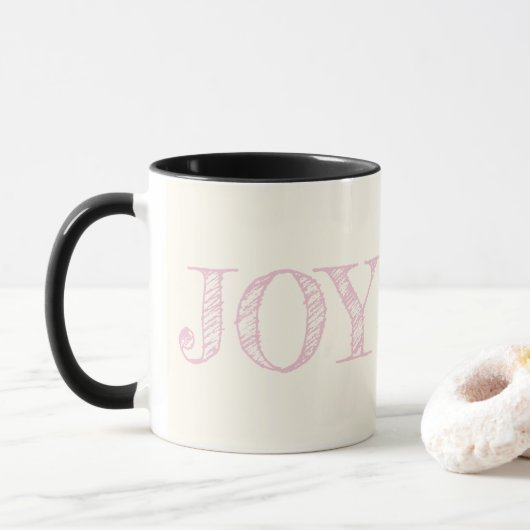 Joy Custom Color Tasse Weihnachtsgeschenk Tasse (Mit Donut)