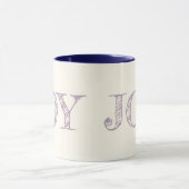 Joy Custom Color Tasse Weihnachtsgeschenk Tasse (Zentrum)