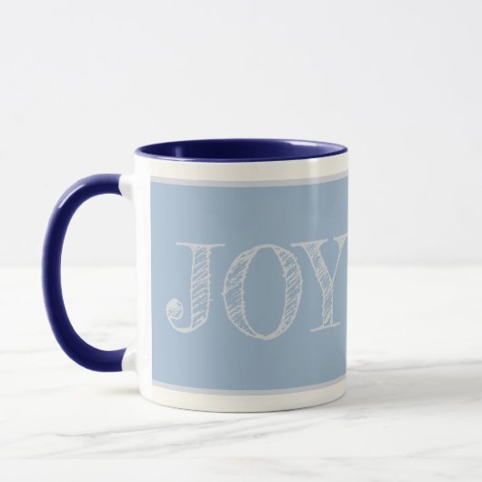 Joy Custom Color Tasse Weihnachtsgeschenk Tasse (Links)