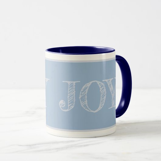 Joy Custom Color Tasse Weihnachtsgeschenk Tasse (VorderseiteRechts)
