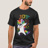 Joy Dabbing Unicorn T-Shirt (Vorderseite)