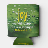 JOY DES HERRN Nehemiah 8:10 Schrift Dosenkühler (Rückseite)