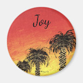Joy "Desert Celebration" Magnet von All Joy Art (Vorne)