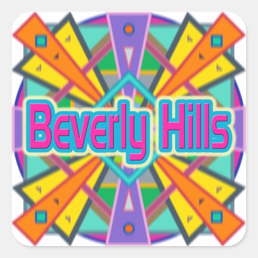 Joy Design "Beverly Hills" Stickers (Vorderseite)