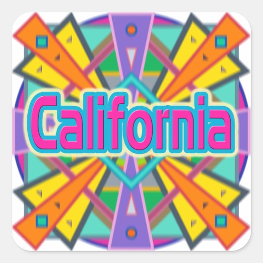 Joy Design "California" Stickers (Vorderseite)