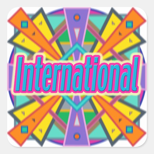 Joy Design "International" Sticker (Vorderseite)