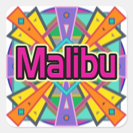 Joy Design "Malibu" Stickers (Vorderseite)