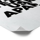 Joy Division Liebe wird uns als Teil Poster reißen (Ecke)