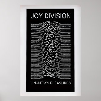 Joy Division, Unknown Pleasures  Vintage-Album Poster