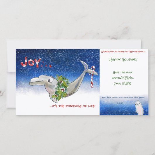 Joy Dolphin Weihnachtsporpoise (Vorderseite)