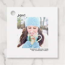 Joy! Einfach Minimalistisches Foto Weihnachten