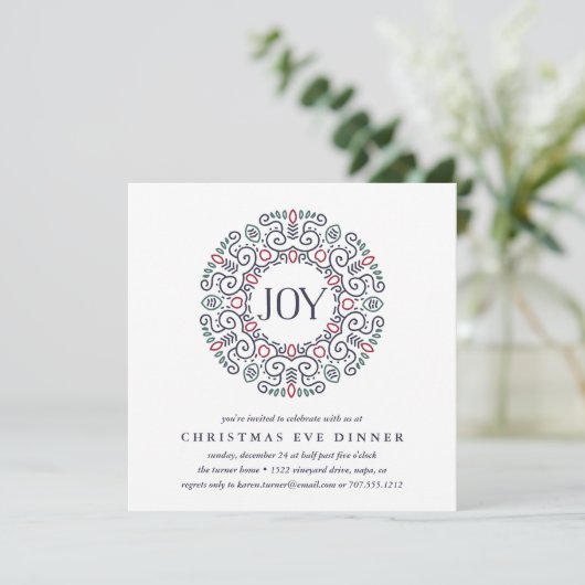 Joy | Einladung zum Abendessen (Stehend Vorderseite)