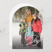 Joy Elegant Moderne Minimalistische Kunst Einladung (Vorne/Hinten)