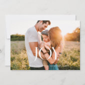 Joy Elegant Stilvolles Inspiration-Foto Feiertagskarte (Vorderseite)