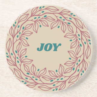 Joy Elegant Vintage Christmas Whimsical Floral Getränkeuntersetzer