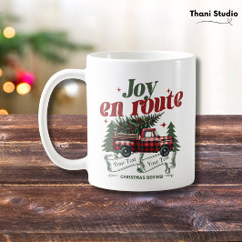 Joy en route Christmas Begins Truck & X-Mas Tree Kaffeetasse