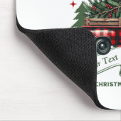 Joy En Route Christmas Begins Truck X Mas Tree  Mousepad (Ecke)