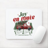 Joy En Route Christmas Begins Truck X Mas Tree  Mousepad (Mit Mouse)