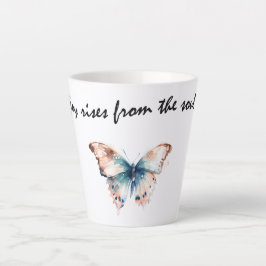 Joy erhebt sich vom Soul Butterfly Milchtasse
