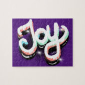 Joy Faith Street Art Hand Lettering Puzzle (Horizontal)