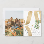 Joy Family Foto Frohe Weihnachten (Vorderseite)