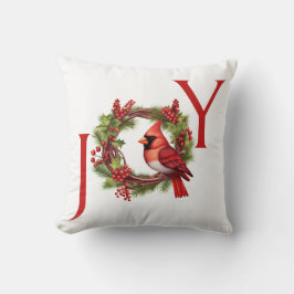 Joy | Farbdraht mit rotem Kardinal Kissen